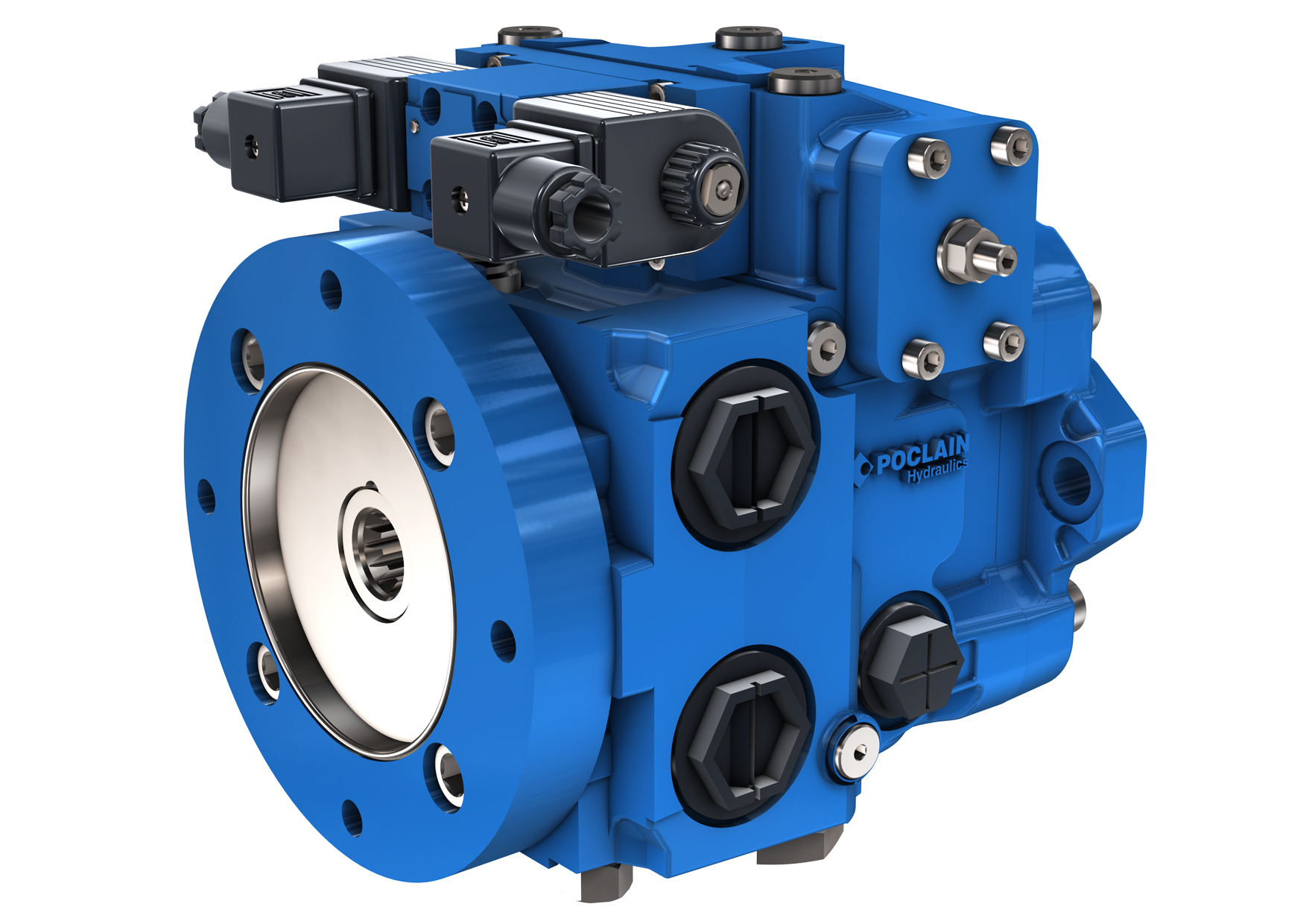 pump_pm_30B0004 Pompă Hidraulică POCLAIN hidrostatica cu pistoane axiale și cilindree variabilă pentru transmisii în circuit închis PM30-35-S3-P12-08-V5-R-ZE - imagine 1