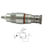 SUN Hydraulics P000010634 / 263164 RDHA-LCN – Supapă relief directă, 70–420 bar, 380 l/min, T-16A